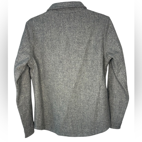 Guideboat Co. NWOT Women’s Small Gray Wool CPO Shirt Jacket Made in Portugal - Picture 2 of 7